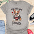 My kids have paws - V4 - Sweet Dog T-Shirt